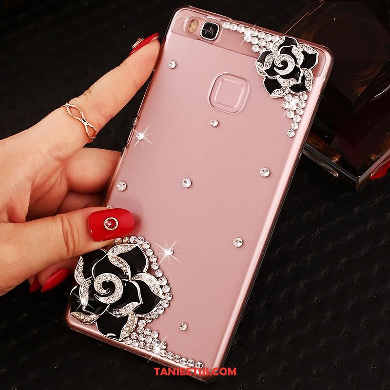 Etui Huawei P9 Lite Trudno Rhinestone Zielony, Pokrowce Huawei P9 Lite Ochraniacz Młodzież Telefon Komórkowy