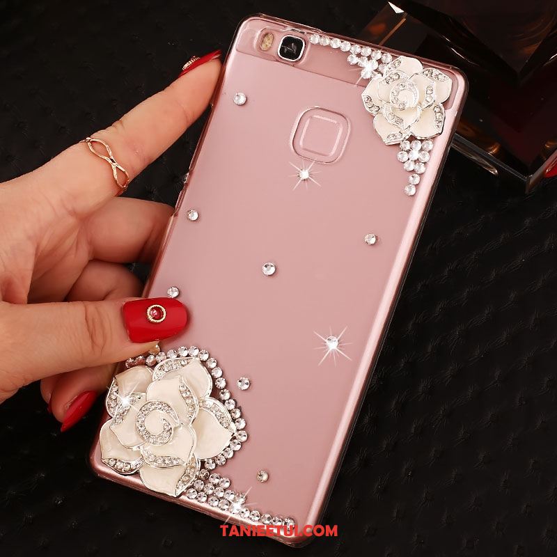 Etui Huawei P9 Lite Trudno Rhinestone Zielony, Pokrowce Huawei P9 Lite Ochraniacz Młodzież Telefon Komórkowy