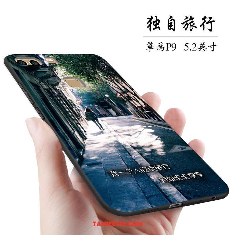 Etui Huawei P9 Miękki Telefon Komórkowy Anti-fall, Pokrowce Huawei P9 All Inclusive Silikonowe Nubuku