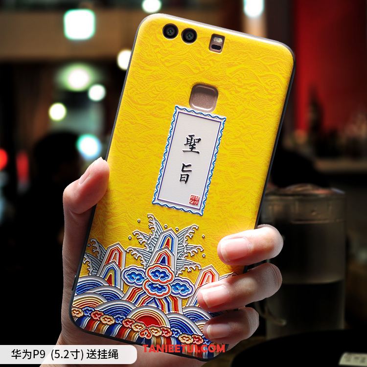 Etui Huawei P9 Miękki Tendencja Żółty, Obudowa Huawei P9 All Inclusive Telefon Komórkowy Nubuku