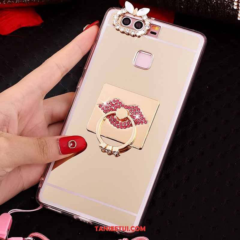 Etui Huawei P9 Plus Anti-fall Siatkowe Proszek, Pokrowce Huawei P9 Plus Ochraniacz Różowe Złoto Miękki