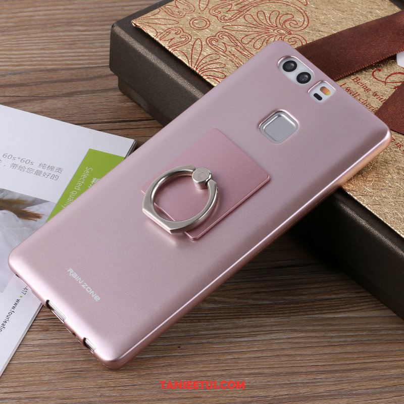 Etui Huawei P9 Plus Ochraniacz Silikonowe Nubuku, Pokrowce Huawei P9 Plus Telefon Komórkowy Anti-fall Ring