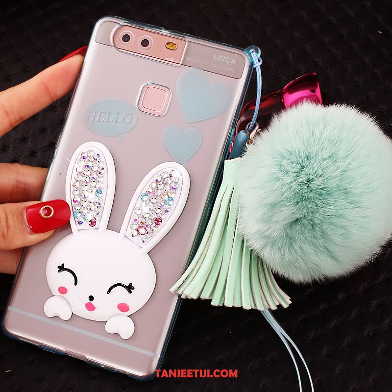 Etui Huawei P9 Plus Rhinestone Pu Silikonowe, Obudowa Huawei P9 Plus Miękki Przezroczysty Ochraniacz