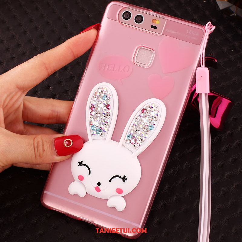 Etui Huawei P9 Plus Rhinestone Pu Silikonowe, Obudowa Huawei P9 Plus Miękki Przezroczysty Ochraniacz