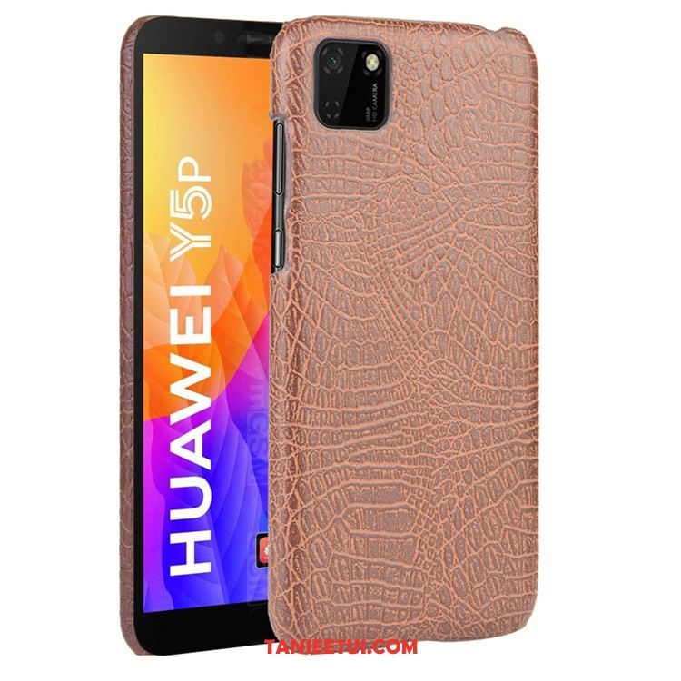 Etui Huawei Y5p Telefon Komórkowy Skóra Wzór, Pokrowce Huawei Y5p Czarny Ochraniacz Vintage