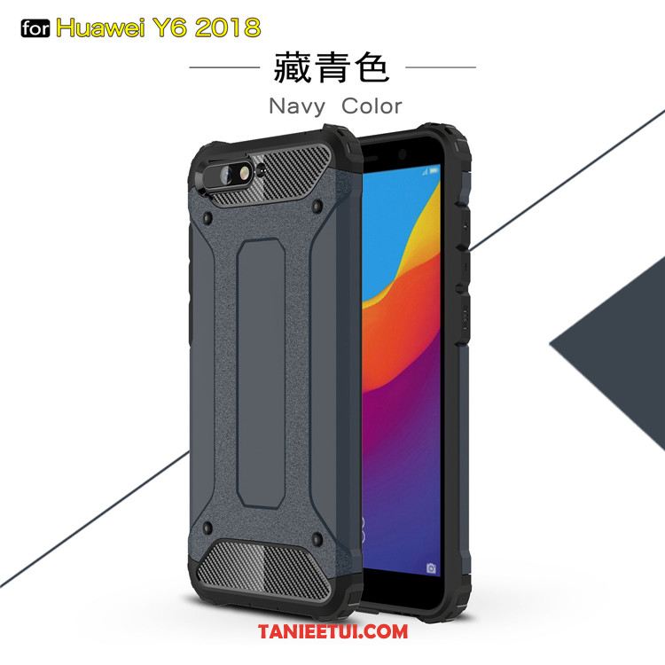 Etui Huawei Y6 2018 Anti-fall Silikonowe Szary, Obudowa Huawei Y6 2018 Telefon Komórkowy Balon Ochraniacz