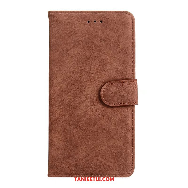 Etui Huawei Y6 2018 Klapa Nubuku Ochraniacz, Futerał Huawei Y6 2018 Niebieski Portfel Anti-fall