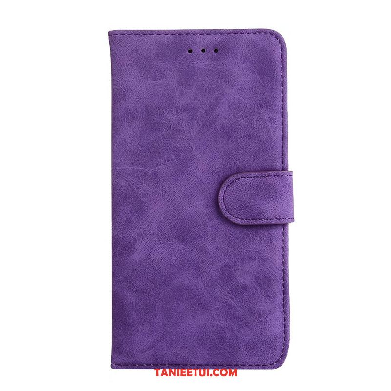 Etui Huawei Y6 2018 Klapa Nubuku Ochraniacz, Futerał Huawei Y6 2018 Niebieski Portfel Anti-fall