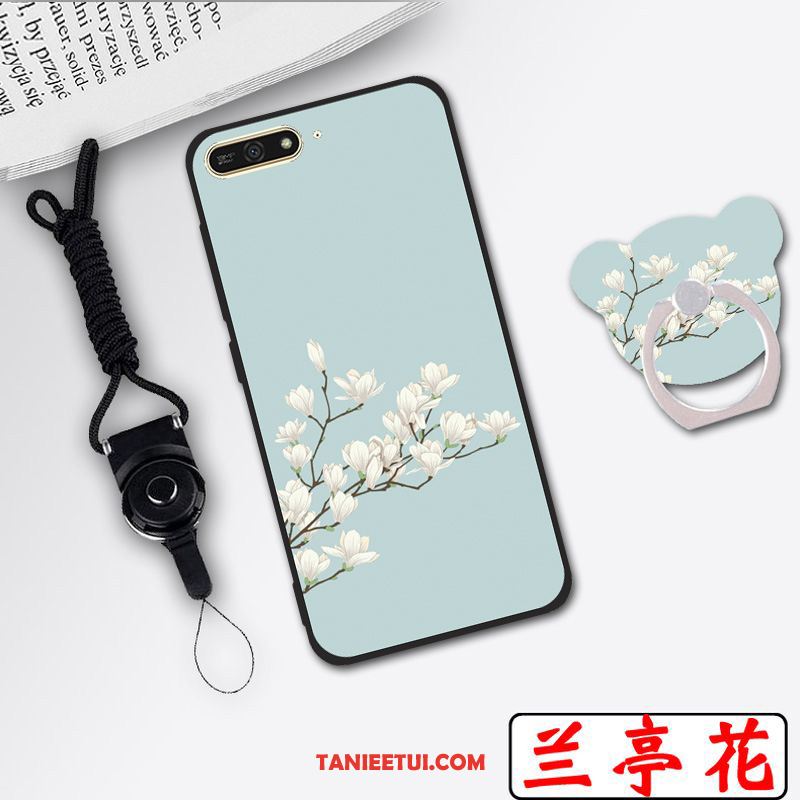 Etui Huawei Y6 2018 Ochraniacz Czarny Wysoki, Obudowa Huawei Y6 2018 Telefon Komórkowy