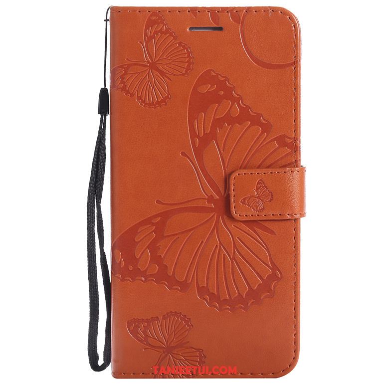 Etui Huawei Y6 2018 Pu Skórzany Futerał Telefon Komórkowy, Futerał Huawei Y6 2018 Ochraniacz Anti-fall Ciemno Niebieski