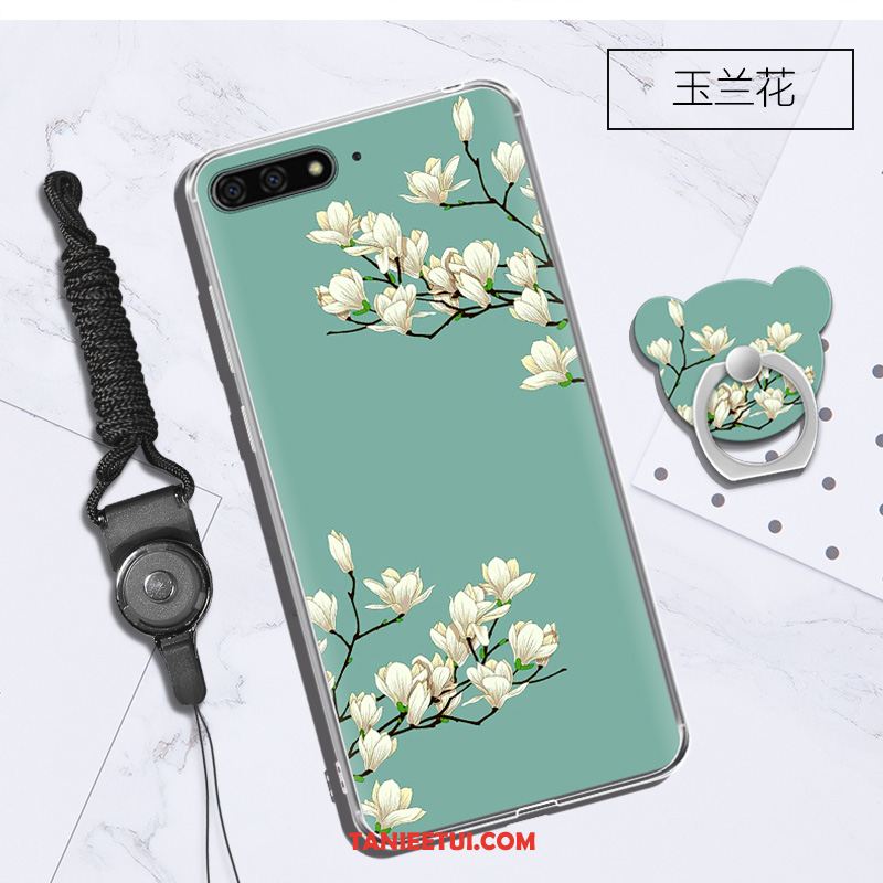 Etui Huawei Y6 2018 Purpurowy Wiszące Ozdoby Telefon Komórkowy, Futerał Huawei Y6 2018 Kreatywne