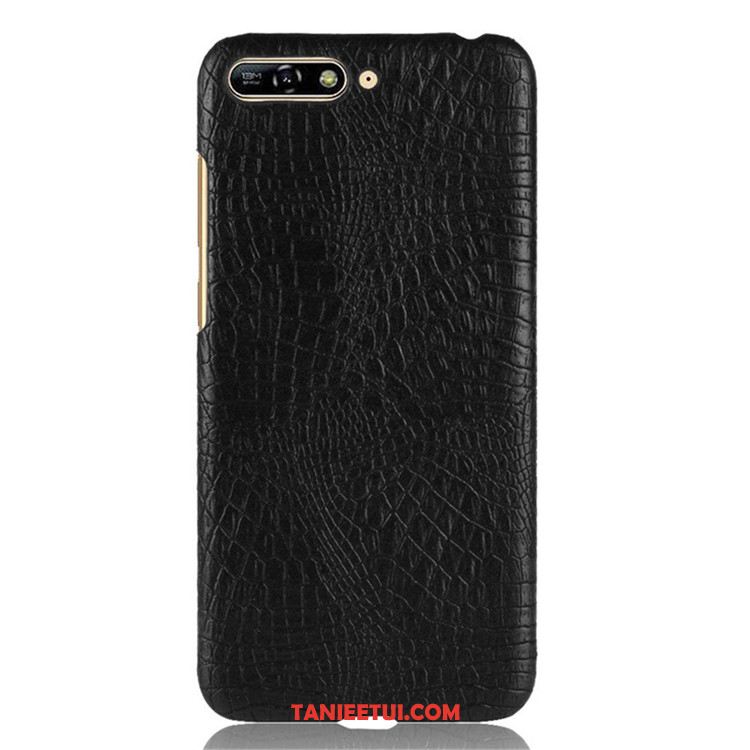 Etui Huawei Y6 2018 Trudno Telefon Komórkowy Vintage, Futerał Huawei Y6 2018 Anti-fall Wzór Krokodyla Ochraniacz