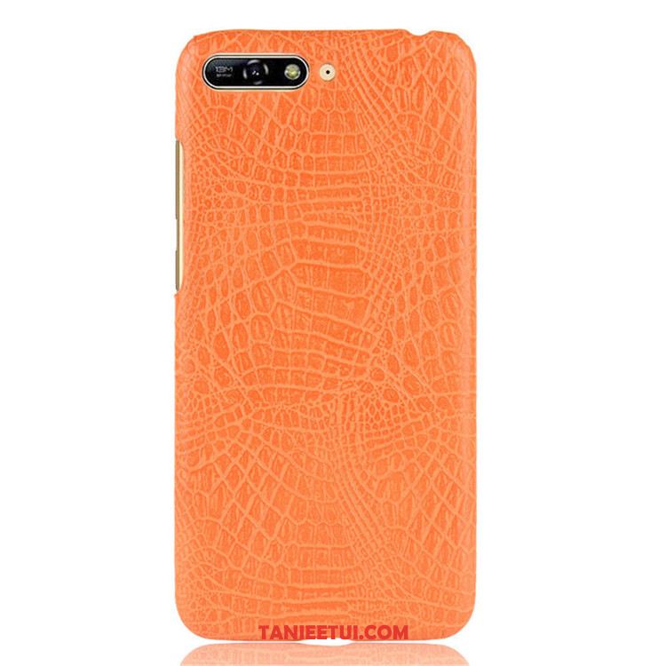 Etui Huawei Y6 2018 Trudno Telefon Komórkowy Vintage, Futerał Huawei Y6 2018 Anti-fall Wzór Krokodyla Ochraniacz