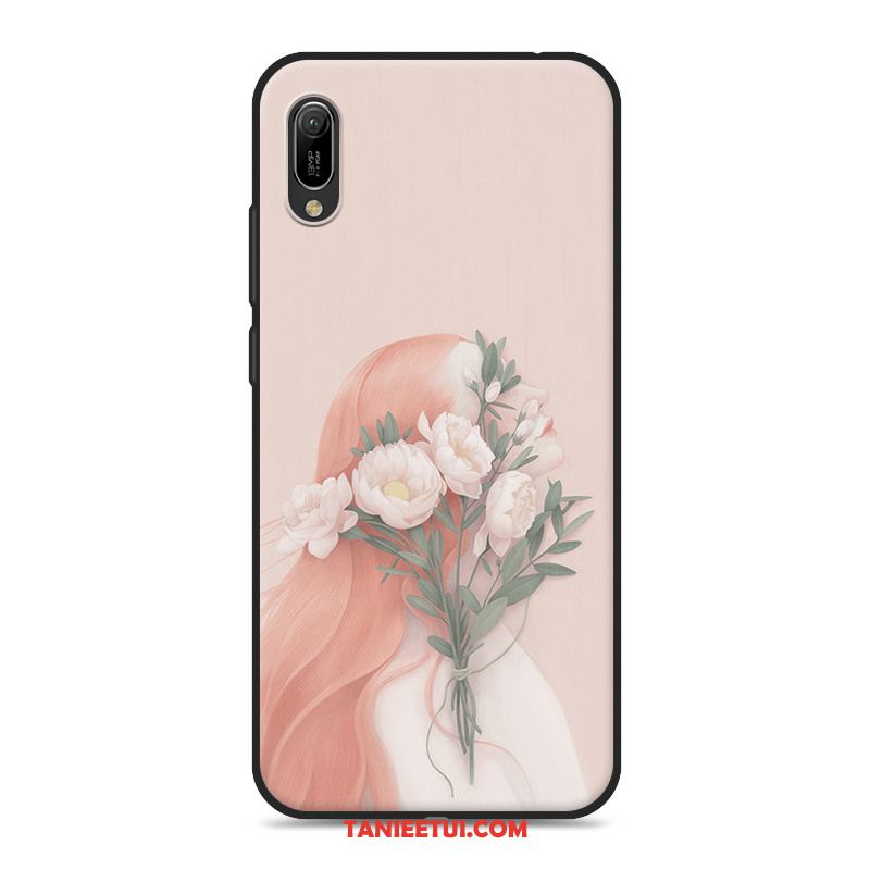 Etui Huawei Y6 2019 Mały Świeży Sztuka, Pokrowce Huawei Y6 2019 Telefon Komórkowy Niebieski