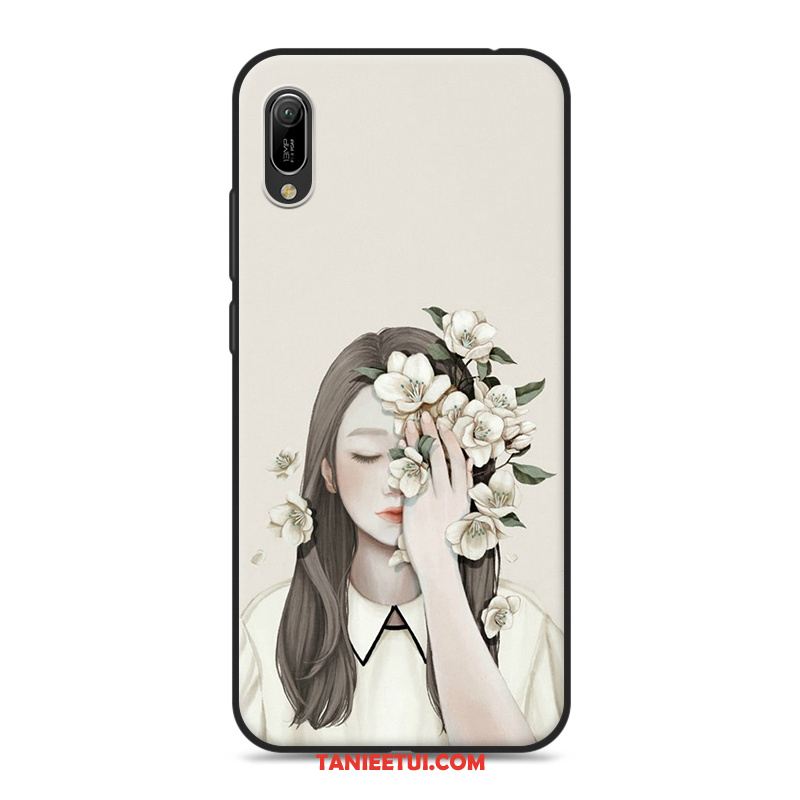 Etui Huawei Y6 2019 Mały Świeży Sztuka, Pokrowce Huawei Y6 2019 Telefon Komórkowy Niebieski