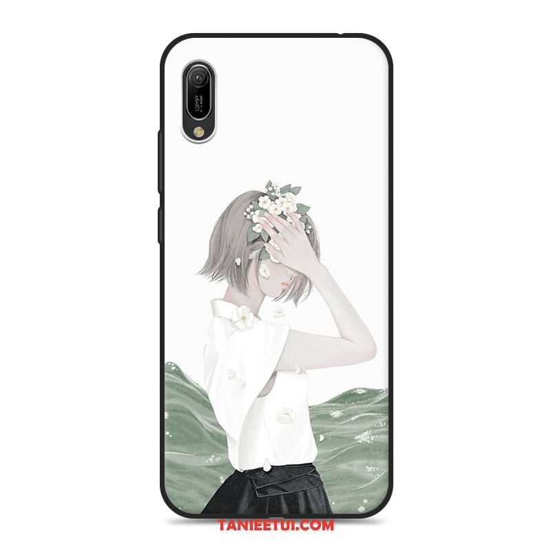 Etui Huawei Y6 2019 Mały Świeży Sztuka, Pokrowce Huawei Y6 2019 Telefon Komórkowy Niebieski