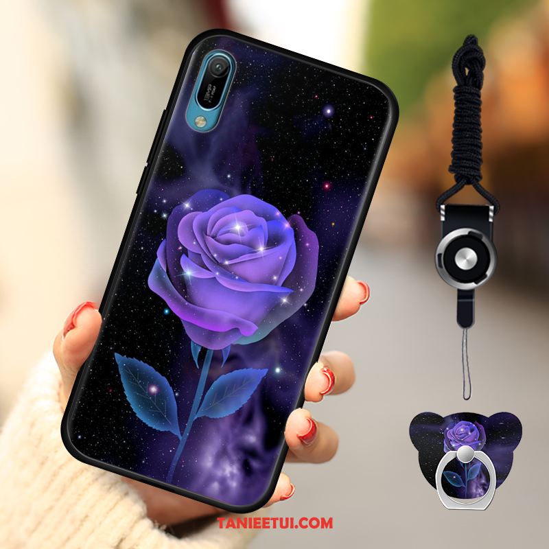 Etui Huawei Y6 2019 Moda Anti-fall Telefon Komórkowy, Futerał Huawei Y6 2019 Niebieski Kreskówka Miękki