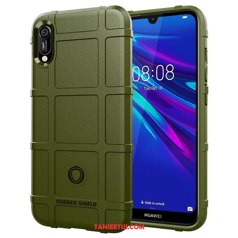 Etui Huawei Y6 2019 Silikonowe Anti-fall Telefon Komórkowy, Obudowa Huawei Y6 2019 Ochraniacz Zielony Kreatywne