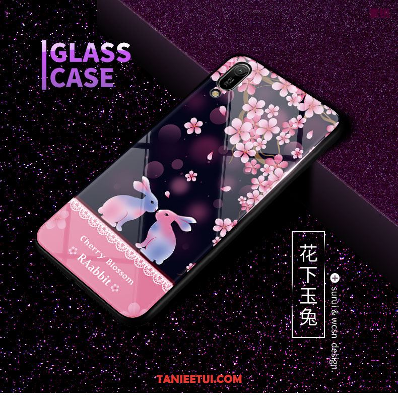 Etui Huawei Y6 2019 Szkło Szkło Hartowane Ochraniacz, Obudowa Huawei Y6 2019 Sakura Telefon Komórkowy Tendencja