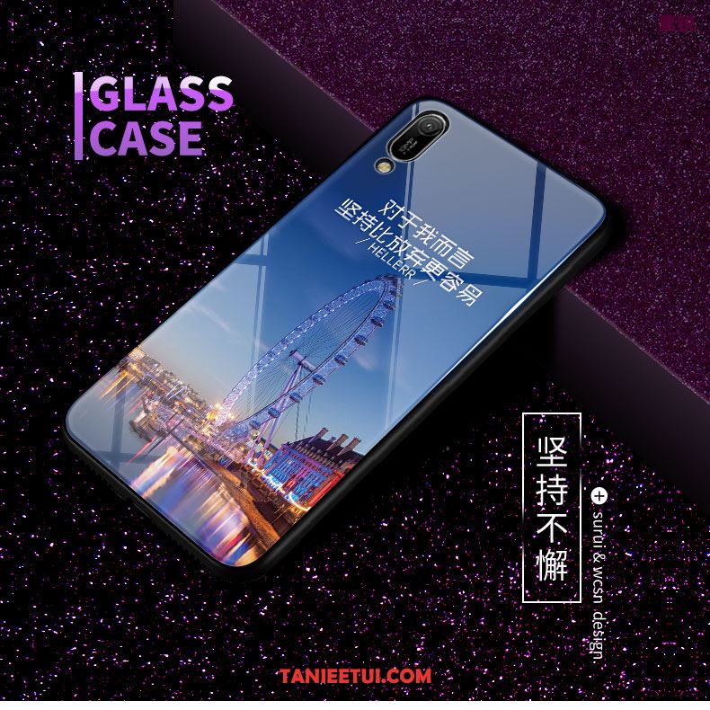 Etui Huawei Y6 2019 Szkło Szkło Hartowane Ochraniacz, Obudowa Huawei Y6 2019 Sakura Telefon Komórkowy Tendencja