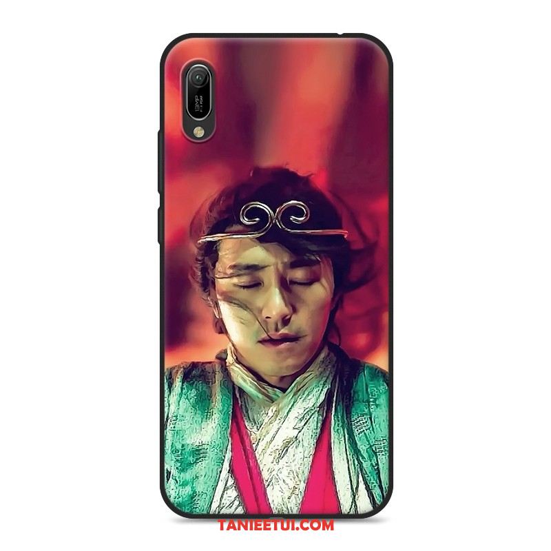 Etui Huawei Y6 2019 Zakochani Telefon Komórkowy Kreatywne, Futerał Huawei Y6 2019 Czarny Silikonowe Miękki