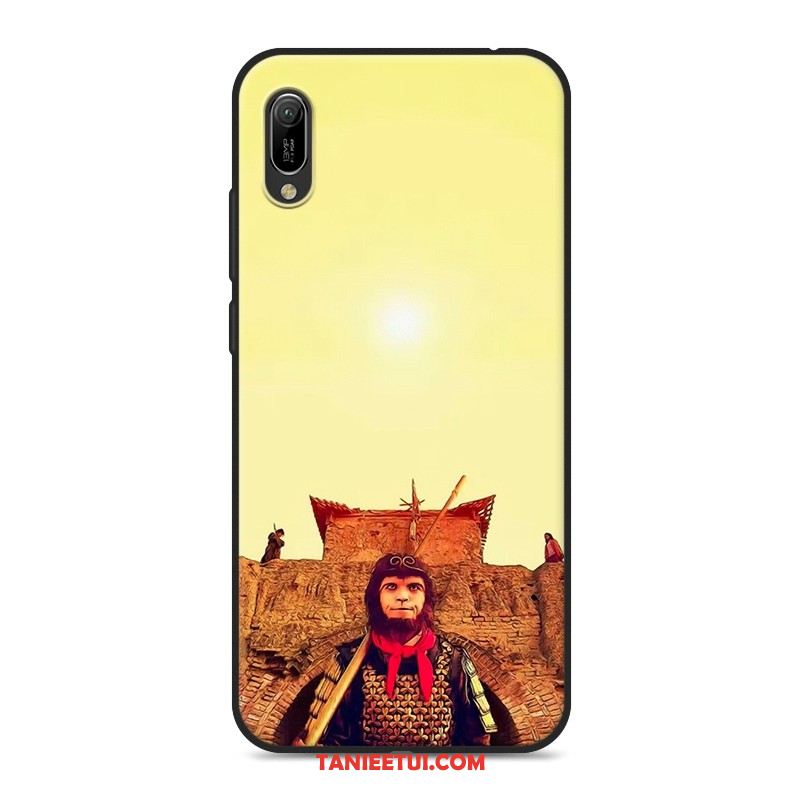 Etui Huawei Y6 2019 Zakochani Telefon Komórkowy Kreatywne, Futerał Huawei Y6 2019 Czarny Silikonowe Miękki