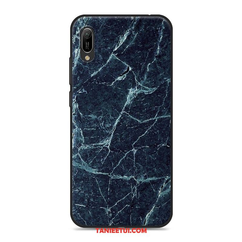 Etui Huawei Y6 2019 Ziarno Drewna Telefon Komórkowy Miękki, Obudowa Huawei Y6 2019 Vintage Braun