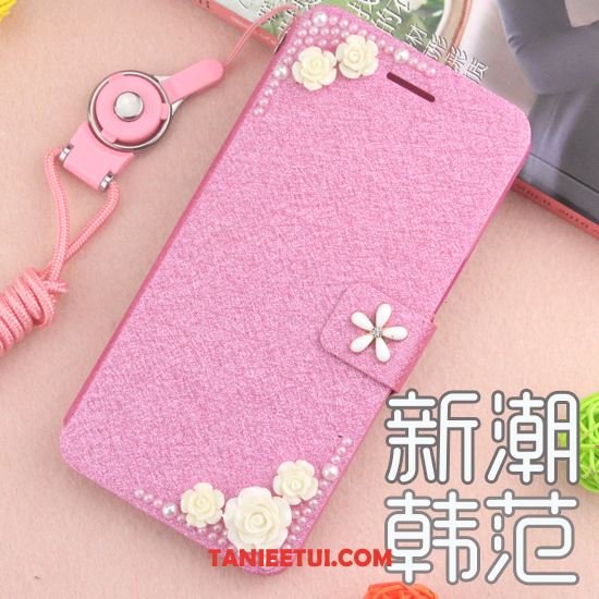 Etui Huawei Y6 Pro 2017 Niebieski Anti-fall Rhinestone, Obudowa Huawei Y6 Pro 2017 Skórzany Futerał Telefon Komórkowy Ochraniacz