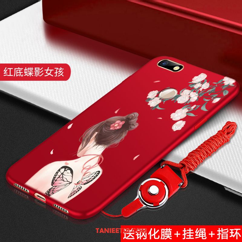 Etui Huawei Y6 Pro 2017 Nubuku Miękki Ochraniacz, Pokrowce Huawei Y6 Pro 2017 Osobowość All Inclusive Czarny