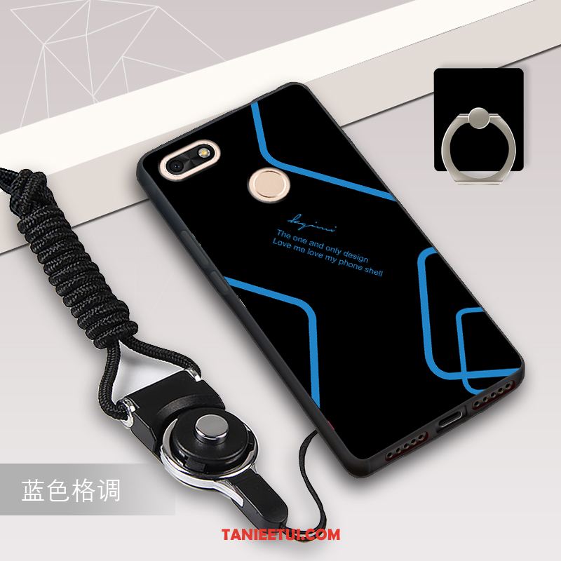 Etui Huawei Y6 Pro 2017 Telefon Komórkowy Miękki Czarny, Futerał Huawei Y6 Pro 2017 Osobowość