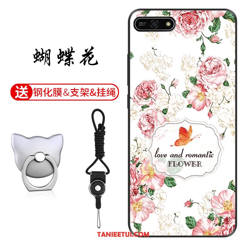 Etui Huawei Y7 2018 Dostosowane Telefon Komórkowy Niebieski, Obudowa Huawei Y7 2018 Wzór Ochraniacz Anti-fall