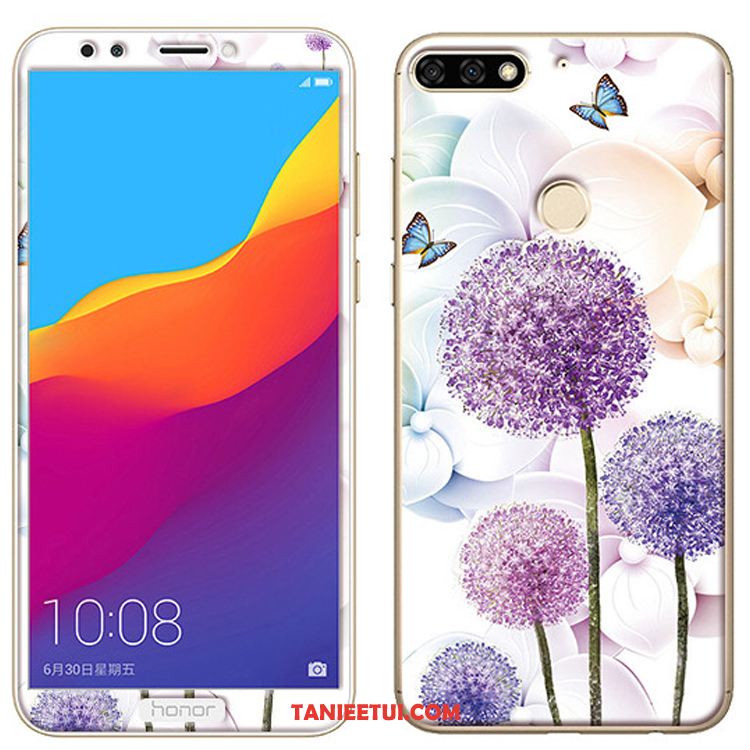 Etui Huawei Y7 2018 Telefon Komórkowy Miękki Kreskówka, Pokrowce Huawei Y7 2018 Zielony