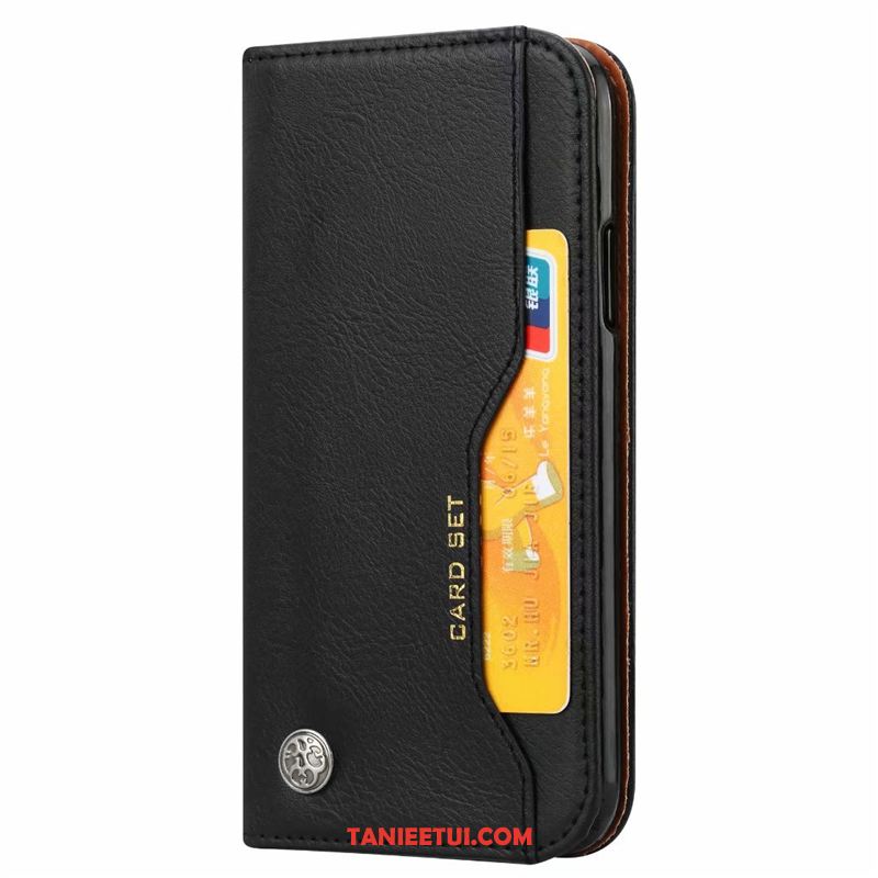 Etui Huawei Y7 2019 Magnetyzm Wspornik Telefon Komórkowy, Pokrowce Huawei Y7 2019 Portfel Ochraniacz Classic Braun