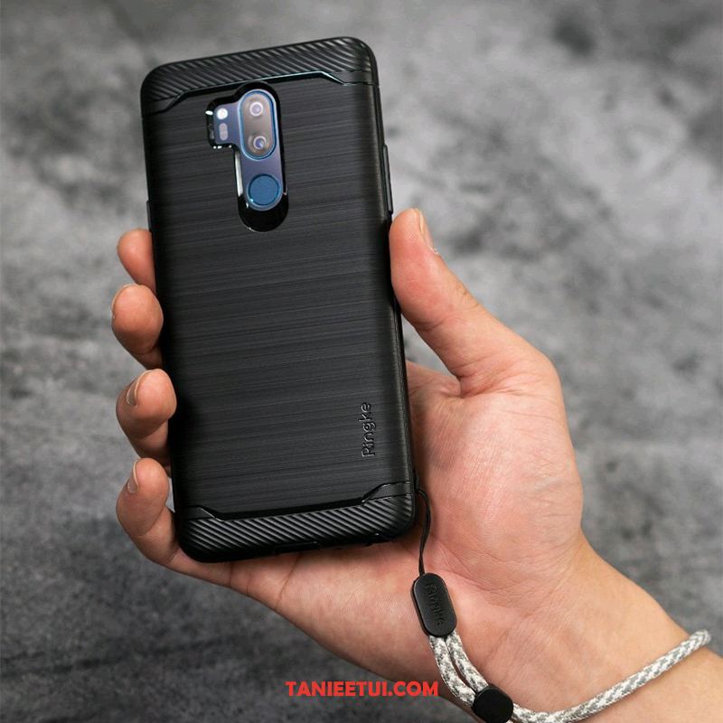 Etui Lg G7 Thinq Czarny Oryginalne Tendencja, Obudowa Lg G7 Thinq Anti-fall Ochraniacz Miękki