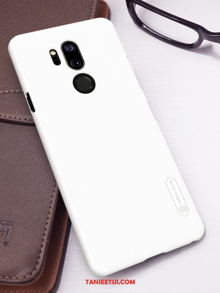 Etui Lg G7 Thinq Czerwony Nubuku Cienkie, Obudowa Lg G7 Thinq Ochraniacz Oryginalne Złoto