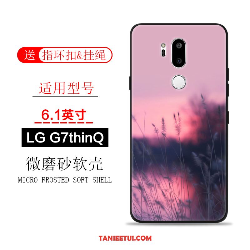 Etui Lg G7 Thinq Purpurowy Ochraniacz Wiatr, Obudowa Lg G7 Thinq All Inclusive Jasny Silikonowe