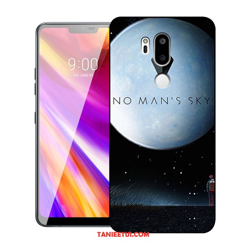 Etui Lg G7 Thinq Silikonowe Czarny Anti-fall, Pokrowce Lg G7 Thinq Telefon Komórkowy Ochraniacz All Inclusive