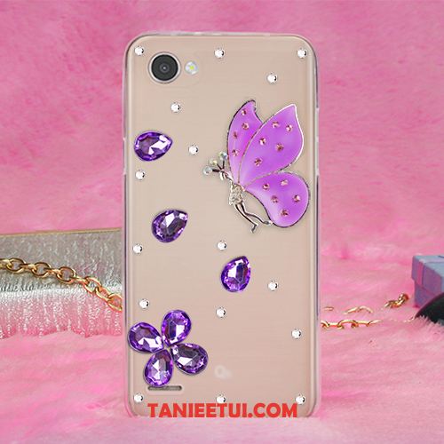 Etui Lg Q6 Ochraniacz Torby Miękki, Futerał Lg Q6 Rhinestone Anti-fall Telefon Komórkowy Champagner Farbe