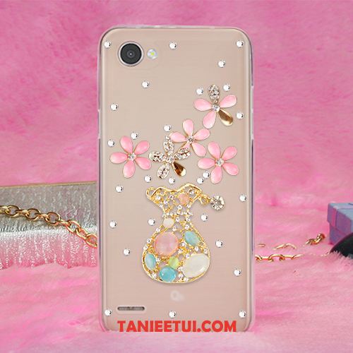 Etui Lg Q6 Ochraniacz Torby Miękki, Futerał Lg Q6 Rhinestone Anti-fall Telefon Komórkowy Champagner Farbe