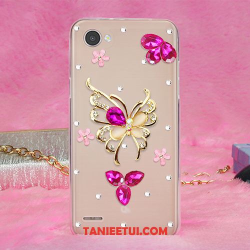 Etui Lg Q6 Ochraniacz Torby Miękki, Futerał Lg Q6 Rhinestone Anti-fall Telefon Komórkowy Champagner Farbe