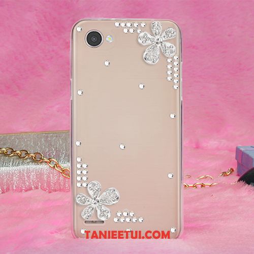 Etui Lg Q6 Ochraniacz Torby Miękki, Futerał Lg Q6 Rhinestone Anti-fall Telefon Komórkowy Champagner Farbe