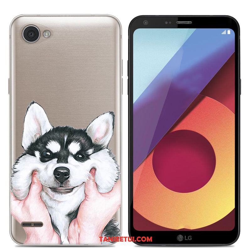 Etui Lg Q6 Silikonowe Kreatywne Przezroczysty, Obudowa Lg Q6 Ochraniacz Anti-fall Telefon Komórkowy Beige