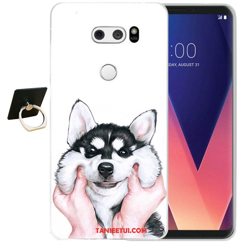 Etui Lg V30 All Inclusive Żółty Relief, Pokrowce Lg V30 Miękki Moda Telefon Komórkowy