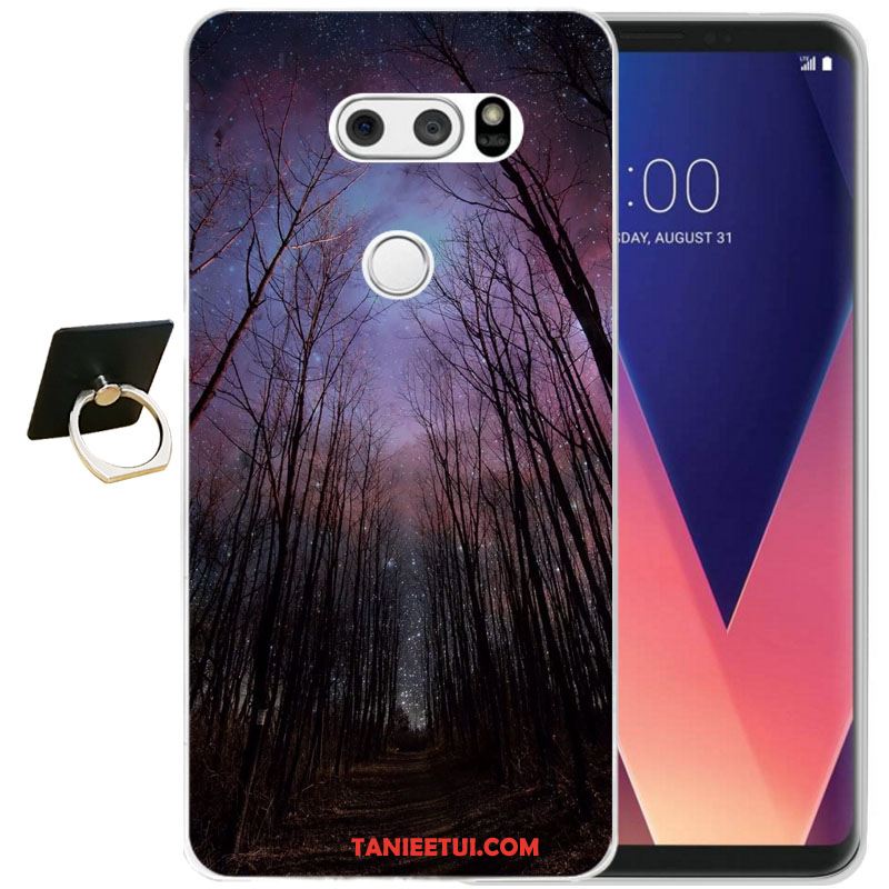 Etui Lg V30 All Inclusive Żółty Relief, Pokrowce Lg V30 Miękki Moda Telefon Komórkowy