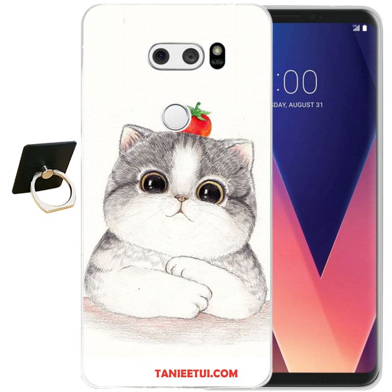 Etui Lg V30 All Inclusive Żółty Relief, Pokrowce Lg V30 Miękki Moda Telefon Komórkowy