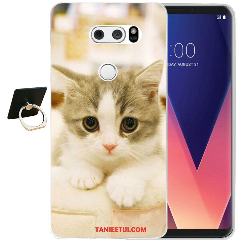 Etui Lg V30 All Inclusive Żółty Relief, Pokrowce Lg V30 Miękki Moda Telefon Komórkowy