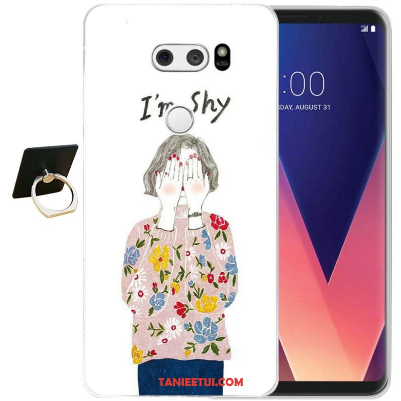 Etui Lg V30 All Inclusive Żółty Relief, Pokrowce Lg V30 Miękki Moda Telefon Komórkowy