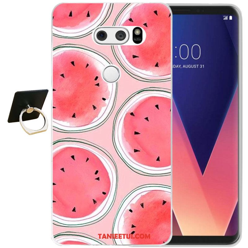 Etui Lg V30 All Inclusive Żółty Relief, Pokrowce Lg V30 Miękki Moda Telefon Komórkowy