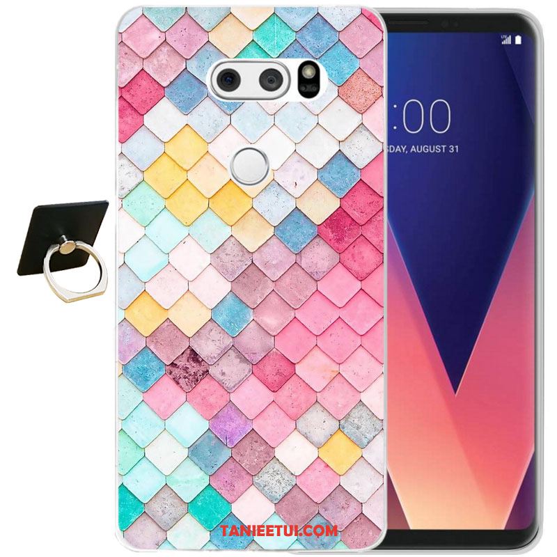 Etui Lg V30 All Inclusive Żółty Relief, Pokrowce Lg V30 Miękki Moda Telefon Komórkowy