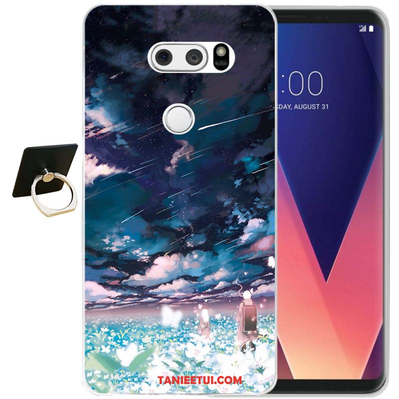 Etui Lg V30 All Inclusive Żółty Relief, Pokrowce Lg V30 Miękki Moda Telefon Komórkowy